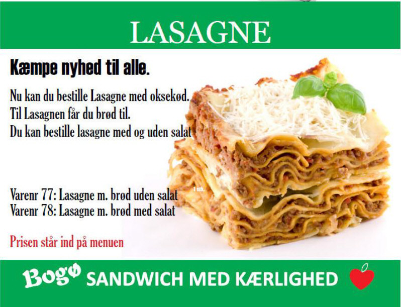 China Box og Lasagne China Box og Lasagne